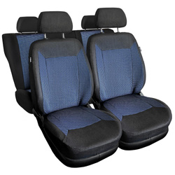 Sitzbezüge Auto für Mazda 6 I, II, III (2002-2019) - Autositzbezüge Universal Schonbezüge für Autositze - Auto-Dekor - Royal - blau