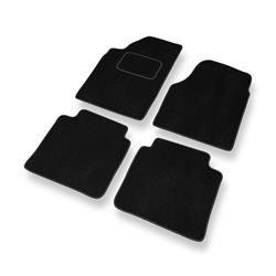 Fußmatten Auto für Chrysler Concorde (1997-2004) - Veloursmatten schwarze Automatten Autoteppiche - DGS Autodywan