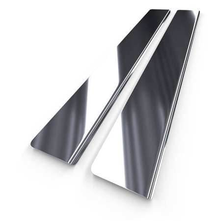 Einstiegsleisten aus Stahl für Hyundai Getz Hatchback (3 Türen) - (2002-2005) - Croni - Standard - silber (Glanz)