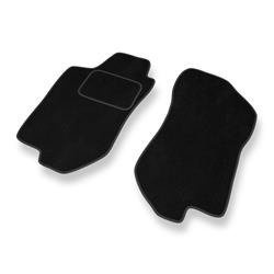 Fußmatten Auto für Alfa Romeo 145 I (1994-2001) - Veloursmatten schwarze Automatten Autoteppiche - DGS Autodywan