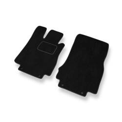 Fußmatten Auto für Mercedes-Benz CL W215 (1999-2006) - Veloursmatten schwarze Automatten Autoteppiche - DGS Autodywan