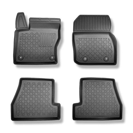 TPE Fußmatten Auto für Ford Focus III Kombi (03.2011-08.2018) - schwarz Automatten Autoteppiche - Aristar - Guardliner - Set - 4 St.