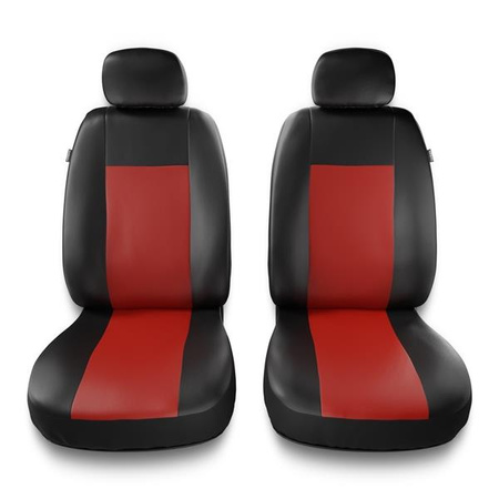 Sitzbezüge Auto für Mitsubishi ASX (2010-2021) - Vordersitze Autositzbezüge Set Universal Schonbezüge - Auto-Dekor - Comfort 1+1 - rot