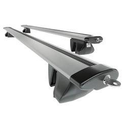 Alu-Dachträger für Daewoo Matiz Hatchback (2001-2005) - silbern Dachträger Dachgepäckträger - Amos - Alfa - Dynamic - Reling