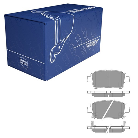 Bremsbeläge für Toyota Yaris Verso I MPV (1999-2005) - Tomex - TX 13-88 (Vorderachse)