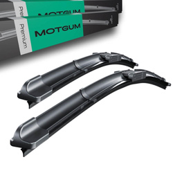 Vordere Scheibenwischer für Daihatsu Sirion II Hatchback (10.2004-2010) - Motgum - Wischerblätter Flach Premium