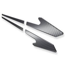 Zierleisten aus Stahl für Dodge Journey Crossover (5 Türen) - (2007-2014) - Croni - Y - schwarz (Folie Carbon)