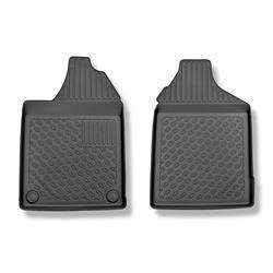 TPE Fußmatten Auto für Aixam City Hatchback (10.2016-....) - schwarz Automatten Autoteppiche - Aristar - Cool liner - Set - 2 St.
