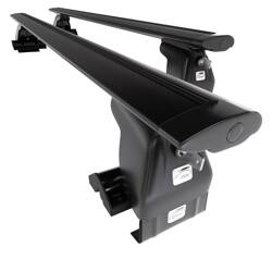 Alu-Dachträger für Honda Stream MPV (2000-2006) - schwarz Dachträger Dachgepäckträger - Amos - D-1 - Dynamic - ohne Montagelemente