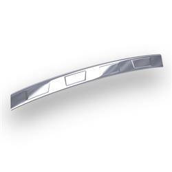 Hintere Stoßstangenleiste aus Stahl für Mitsubishi Outlander II CWoW SUV (5 Türen) - (2006-2012) - Croni - 4 Trapez - silber (Glanz)