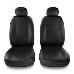 Sitzbezüge Auto für Daewoo Nexia I, II (1994-1999) - Vordersitze Autositzbezüge Set Universal Schonbezüge - Auto-Dekor - X-Line 1+1 - schwarz