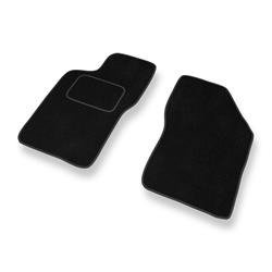 Fußmatten Auto für Alfa Romeo 155 (1992-1998) - Veloursmatten schwarze Automatten Autoteppiche - DGS Autodywan