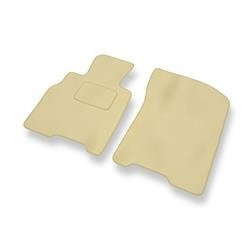 Fußmatten Auto für Mazda Xedos 9 (1993-2003) - Veloursmatten beige Automatten Autoteppiche - DGS Autodywan