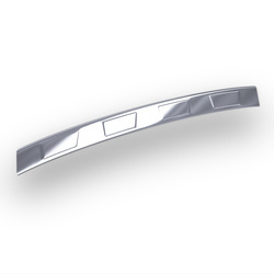 Hintere Stoßstangenleiste aus Stahl für Kia XCeed I Crossover (5 Türen) - (2019-....) - Croni - 4 Trapez - silber (Glanz)