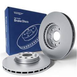 2x Bremsscheiben für Volkswagen Scirocco III Coupé, Van (2008-2017) - belüftet - 288mm - Tomex - TX 71-31 (Vorderachse)