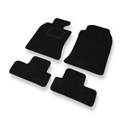 Fußmatten Auto für Mini Cabrio I (2004-2009) - Nadelfilzmatten schwarze Automatten Autoteppiche - DGS Autodywan