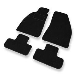 Fußmatten Auto für Alfa Romeo Spider V (1994-2006) - Nadelfilzmatten schwarze Automatten Autoteppiche - DGS Autodywan