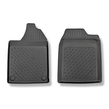 TPE Fußmatten Auto für Aixam Crossline Crossover (2005-2010) - schwarz Automatten Autoteppiche - Aristar - Cool liner - Set - 2 St.