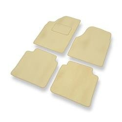 Fußmatten Auto für Chrysler 300M (1998-2004) - Veloursmatten beige Automatten Autoteppiche - DGS Autodywan