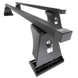 Stahl-Dachträger für Citroen C6 Limousine (2005-2012) - schwarz Dachträger Dachgepäckträger - Amos - β-107 - O - Montagepunkte