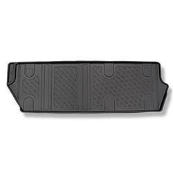 TPE Fußmatten Auto für Mercedes-Benz Vito W447 Van (10.2014-....) - schwarz Automatten Autoteppiche - Aristar - Cool liner - nicht verschiebbare Sitze, auf Haken; Compact, Long und Extra Long - Set - 1 St.