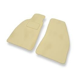 Fußmatten Auto für Alfa Romeo GTV (1995-2006) - Veloursmatten beige Automatten Autoteppiche - DGS Autodywan