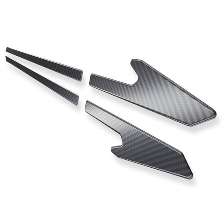 Zierleisten aus Stahl für Dodge Journey Crossover (5 Türen) - (2007-2014) - Croni - Y - schwarz (Folie Carbon)