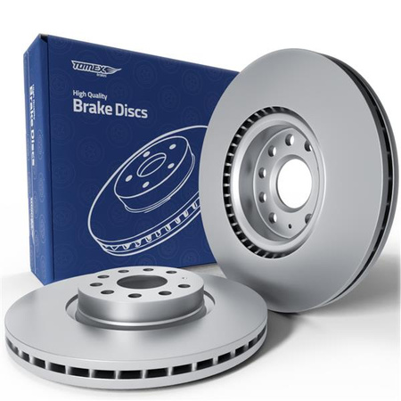 2x Bremsscheiben für AUDI Q3 II SUV, Sportback (2018-....) - belüftet - 312mm - Tomex - TX 71-12 (Vorderachse)