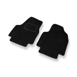 Fußmatten Auto für Fiat Scudo I (1995-2007) - Veloursmatten schwarze Automatten Autoteppiche - DGS Autodywan