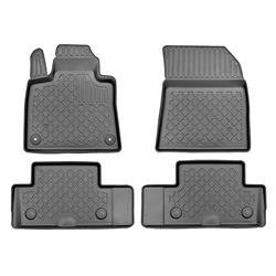 TPE Fußmatten Auto für Citroen C4 Picasso II MPV (07.2013-11.2020) - schwarz Automatten Autoteppiche - Aristar - Guardliner - ohne dritte Sitzreihe - Set - 4 St.