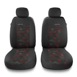 Sitzbezüge Auto für Kia Niro I, II (2016-....) - Vordersitze Autositzbezüge Set Universal Schonbezüge - Auto-Dekor - Elegance 1+1 - rot