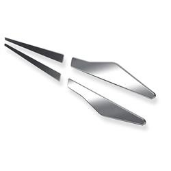 Zierleisten aus Stahl für Fiat Bravo Hatchback (5 Türen) - (2007-2014) - Croni - X - silber (matt)