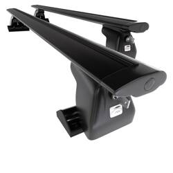 Alu-Dachträger für Chrysler Town & Country MPV (1990-2010) - schwarz Dachträger Dachgepäckträger - Amos - D-T - Dynamic - T-profil