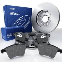 Bremsbeläge + Bremsscheiben für Volkswagen California T5 Van (2007-2015) - Tomex - TX 13-93 + TX 71-04 (Vorderachse)