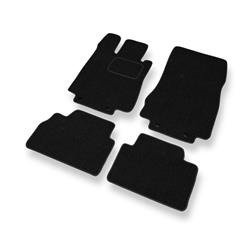 Fußmatten Auto für Mercedes-Benz S Klasse W220 (lange Version) (1998-2006) - Nadelfilzmatten schwarze Automatten Autoteppiche - DGS Autodywan