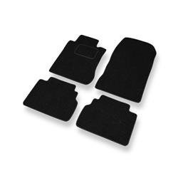 Fußmatten Auto für Mercedes-Benz E Klasse W210 (1995-2003) - Nadelfilzmatten schwarze Automatten Autoteppiche - DGS Autodywan