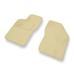 Fußmatten Auto für Alfa Romeo 155 (1992-1998) - Veloursmatten beige Automatten Autoteppiche - DGS Autodywan