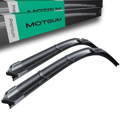 Vordere Scheibenwischer für Citroen DS4 Hatchback (03.2011-09.2015) - Motgum - Wischerblätter Flach Premium