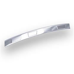 Hintere Stoßstangenleiste aus Stahl für Fiat Panda III FL Hatchback (3 Türen) - (2017-....) - Croni - 4 Trapez - silber (Satin)