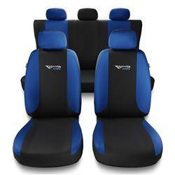 Sitzbezüge Auto für Kia Cerato (2004-2008) - Autositzbezüge Universal Schonbezüge für Autositze - Auto-Dekor - Tuning - blau