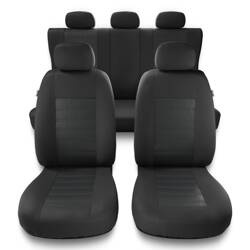 Sitzbezüge Auto für Citroen C4 Aircross (2012-2014) - Autositzbezüge Universal Schonbezüge für Autositze - Auto-Dekor - Modern - MG-2 (grau)